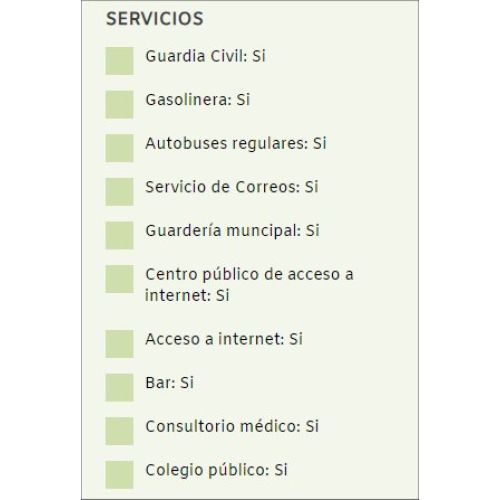 Filtro de SERVICIOS Filtro de SERVICIOS